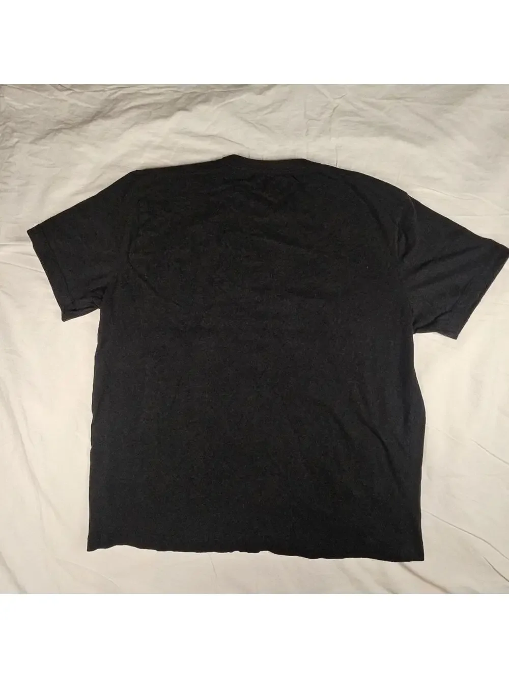 True Religion Mens 2XL Black T-Shirt Gold Foil Buddha Guitar Graphic Tee